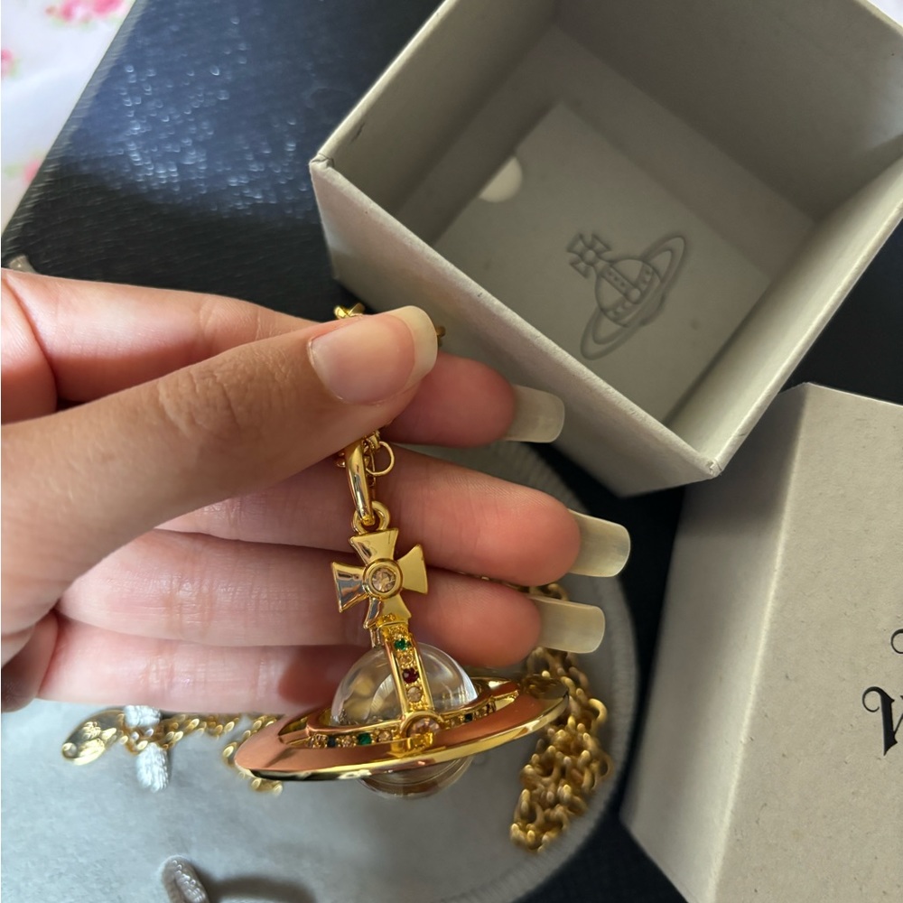 Vivienne westwood big orb necklace